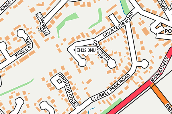 EH32 0NU map - OS OpenMap – Local (Ordnance Survey)