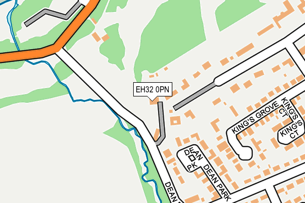 EH32 0PN map - OS OpenMap – Local (Ordnance Survey)