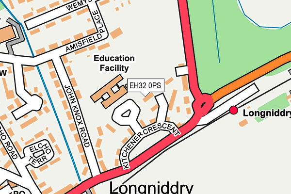 EH32 0PS map - OS OpenMap – Local (Ordnance Survey)