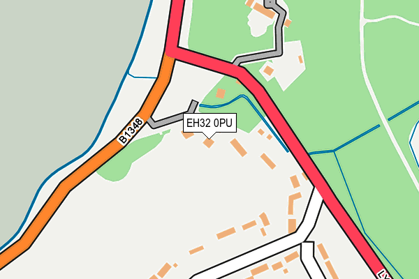 EH32 0PU map - OS OpenMap – Local (Ordnance Survey)