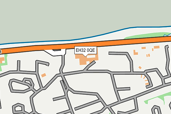 EH32 0QE map - OS OpenMap – Local (Ordnance Survey)