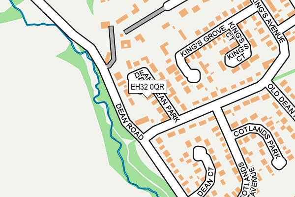 EH32 0QR map - OS OpenMap – Local (Ordnance Survey)