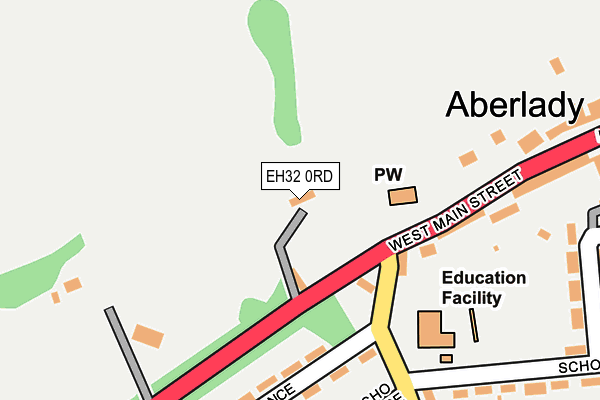 EH32 0RD map - OS OpenMap – Local (Ordnance Survey)