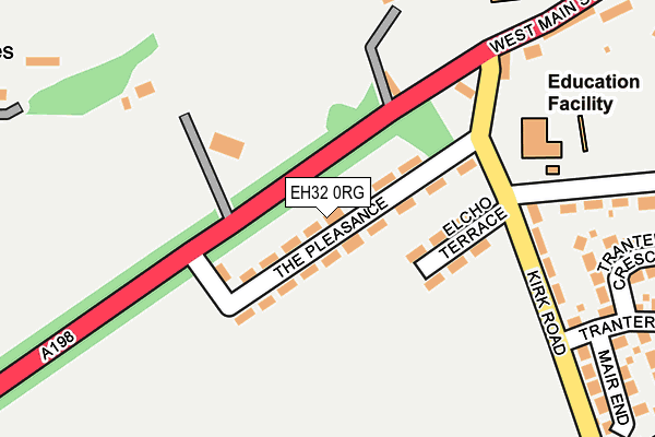 EH32 0RG map - OS OpenMap – Local (Ordnance Survey)