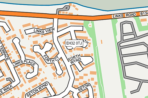 EH32 0TJ map - OS OpenMap – Local (Ordnance Survey)