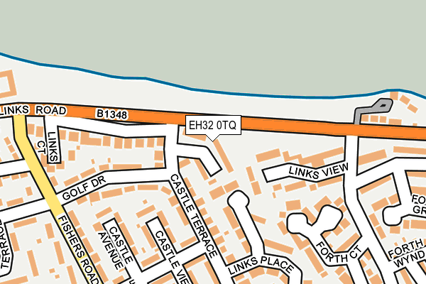 EH32 0TQ map - OS OpenMap – Local (Ordnance Survey)