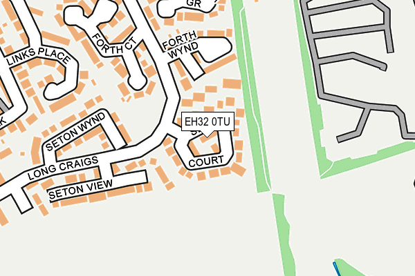 EH32 0TU map - OS OpenMap – Local (Ordnance Survey)