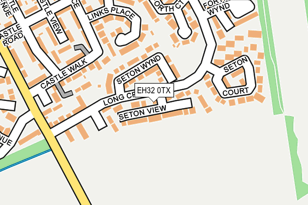 EH32 0TX map - OS OpenMap – Local (Ordnance Survey)