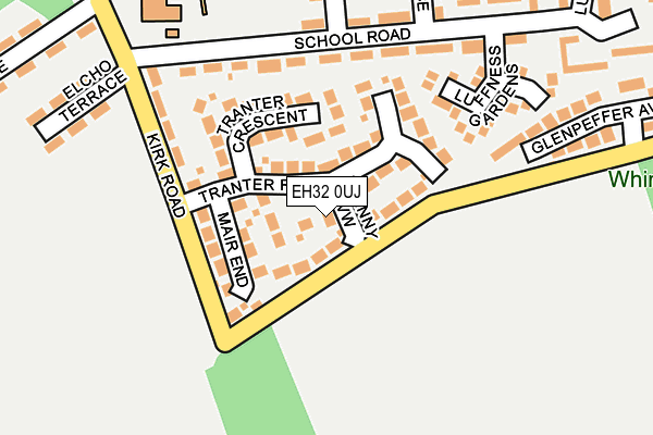 EH32 0UJ map - OS OpenMap – Local (Ordnance Survey)