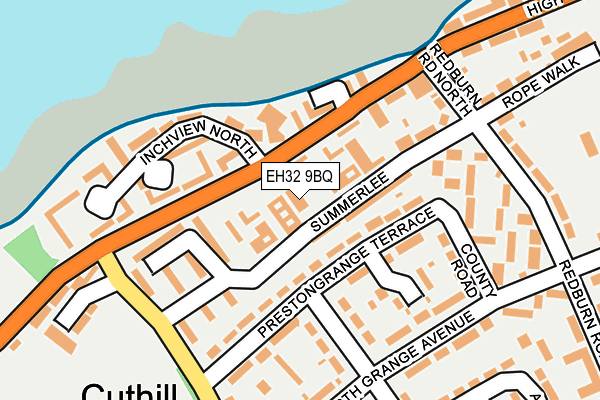 EH32 9BQ map - OS OpenMap – Local (Ordnance Survey)