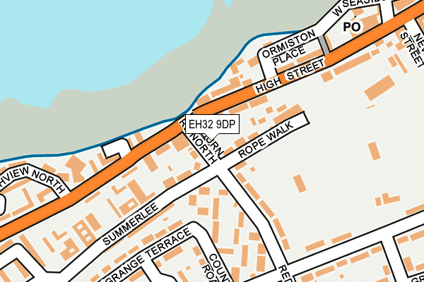 EH32 9DP map - OS OpenMap – Local (Ordnance Survey)