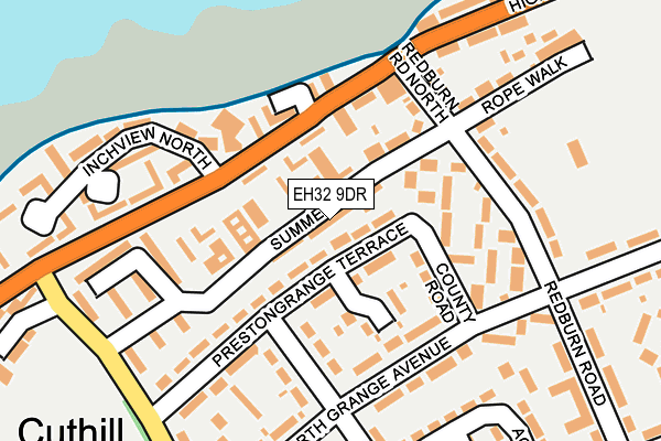 EH32 9DR map - OS OpenMap – Local (Ordnance Survey)
