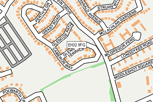 EH32 9FG map - OS OpenMap – Local (Ordnance Survey)