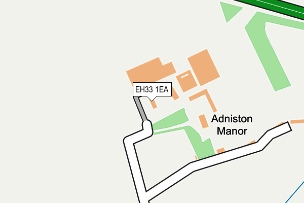 EH33 1EA map - OS OpenMap – Local (Ordnance Survey)