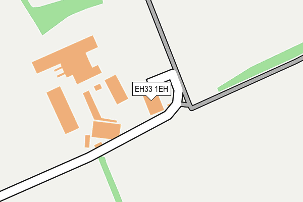 EH33 1EH map - OS OpenMap – Local (Ordnance Survey)