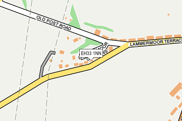 EH33 1NN map - OS OpenMap – Local (Ordnance Survey)