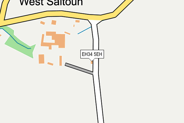 EH34 5EH map - OS OpenMap – Local (Ordnance Survey)