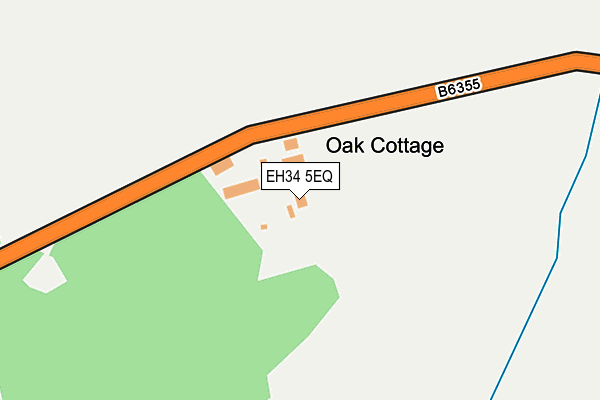 EH34 5EQ map - OS OpenMap – Local (Ordnance Survey)