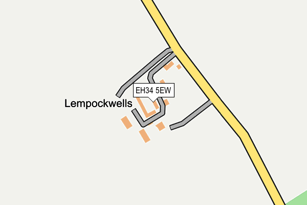 EH34 5EW map - OS OpenMap – Local (Ordnance Survey)