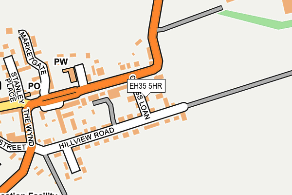 EH35 5HR map - OS OpenMap – Local (Ordnance Survey)