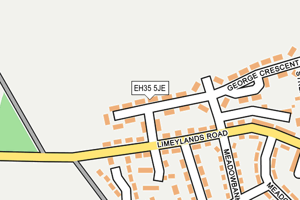 EH35 5JE map - OS OpenMap – Local (Ordnance Survey)