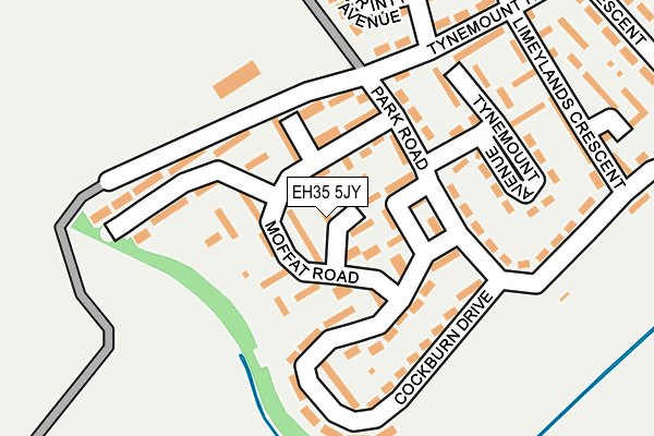 EH35 5JY map - OS OpenMap – Local (Ordnance Survey)