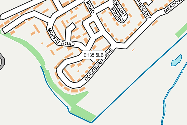 EH35 5LB map - OS OpenMap – Local (Ordnance Survey)