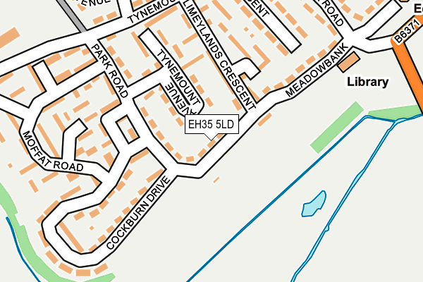 EH35 5LD map - OS OpenMap – Local (Ordnance Survey)