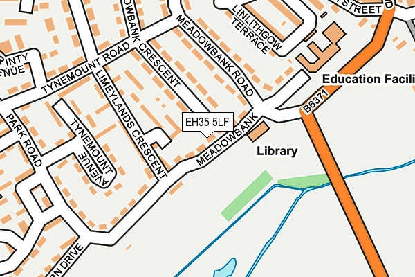 EH35 5LF map - OS OpenMap – Local (Ordnance Survey)