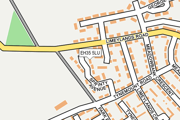 EH35 5LU map - OS OpenMap – Local (Ordnance Survey)