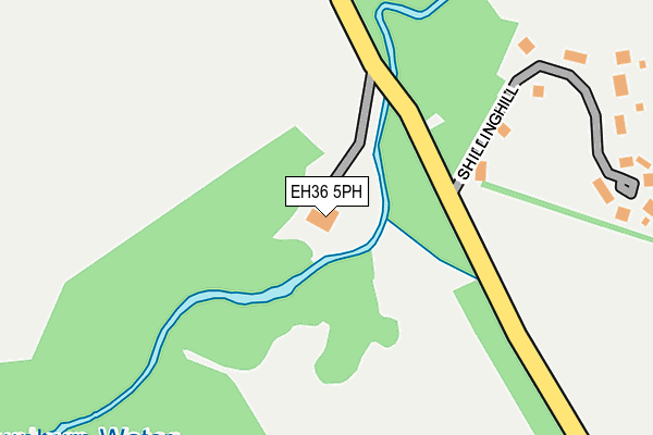 EH36 5PH map - OS OpenMap – Local (Ordnance Survey)