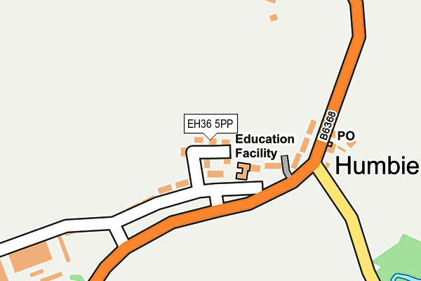 EH36 5PP map - OS OpenMap – Local (Ordnance Survey)