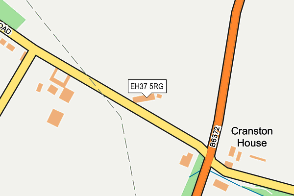 EH37 5RG map - OS OpenMap – Local (Ordnance Survey)