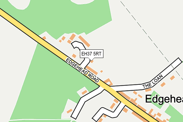 EH37 5RT map - OS OpenMap – Local (Ordnance Survey)