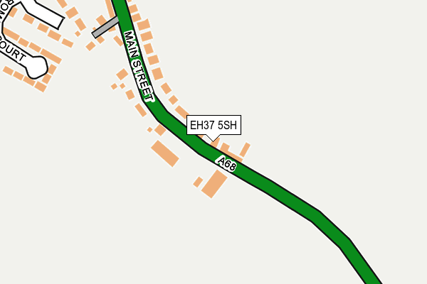 EH37 5SH map - OS OpenMap – Local (Ordnance Survey)