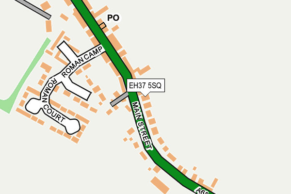 EH37 5SQ map - OS OpenMap – Local (Ordnance Survey)