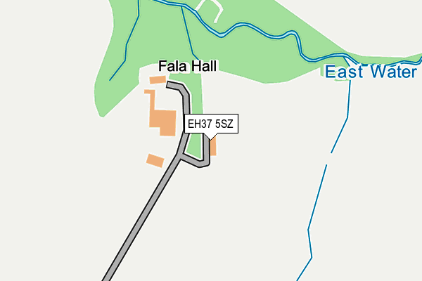 EH37 5SZ map - OS OpenMap – Local (Ordnance Survey)