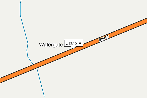 EH37 5TA map - OS OpenMap – Local (Ordnance Survey)