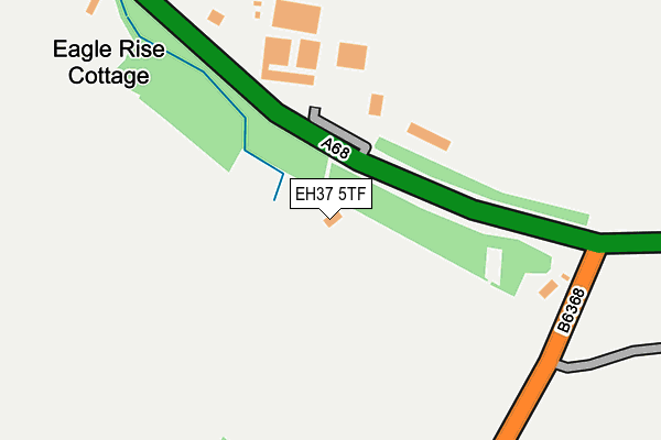 EH37 5TF map - OS OpenMap – Local (Ordnance Survey)