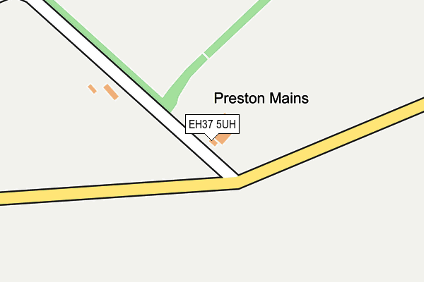 EH37 5UH map - OS OpenMap – Local (Ordnance Survey)