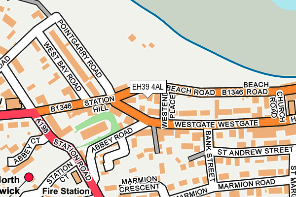 EH39 4AL map - OS OpenMap – Local (Ordnance Survey)