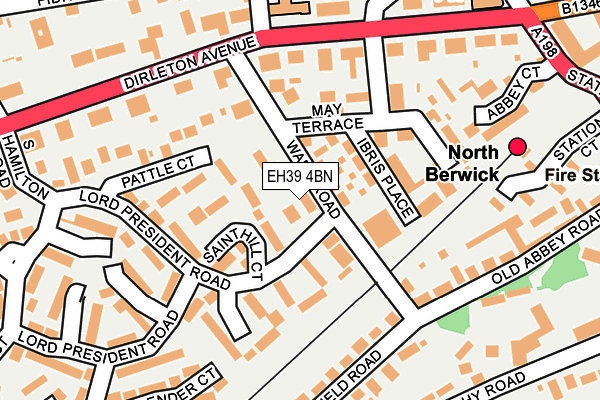 EH39 4BN map - OS OpenMap – Local (Ordnance Survey)