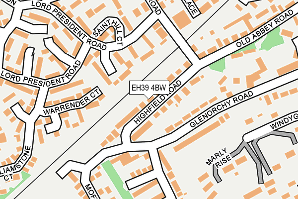 EH39 4BW map - OS OpenMap – Local (Ordnance Survey)
