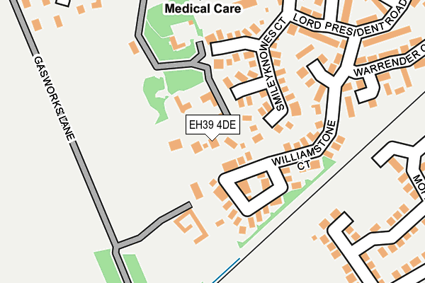 EH39 4DE map - OS OpenMap – Local (Ordnance Survey)