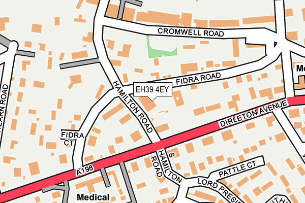 EH39 4EY map - OS OpenMap – Local (Ordnance Survey)