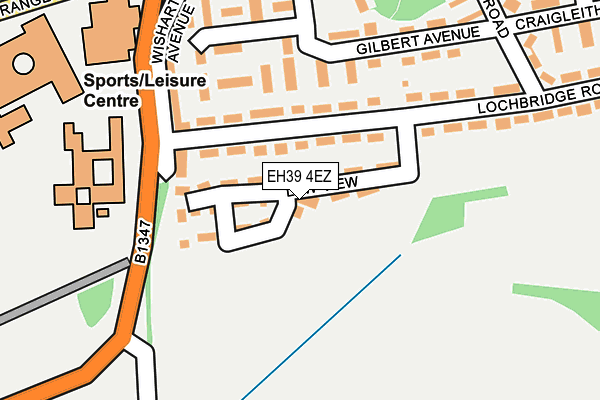 EH39 4EZ map - OS OpenMap – Local (Ordnance Survey)