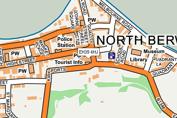 EH39 4HJ map - OS OpenMap – Local (Ordnance Survey)