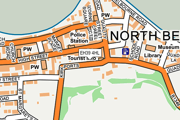 EH39 4HL map - OS OpenMap – Local (Ordnance Survey)