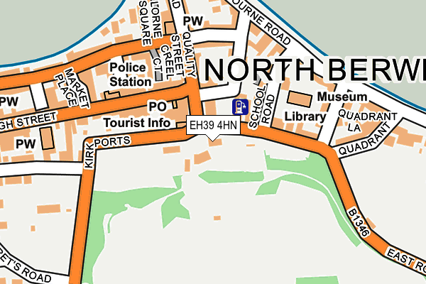 EH39 4HN map - OS OpenMap – Local (Ordnance Survey)