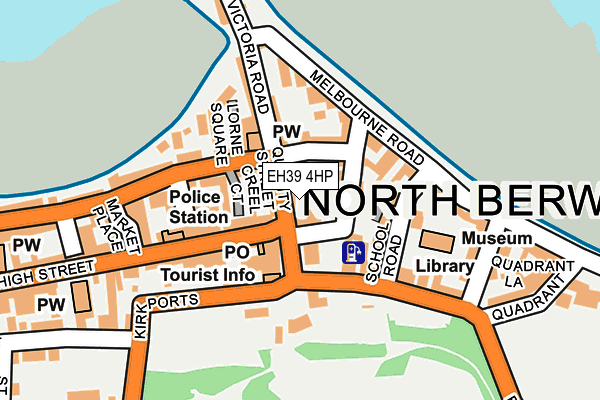 EH39 4HP map - OS OpenMap – Local (Ordnance Survey)